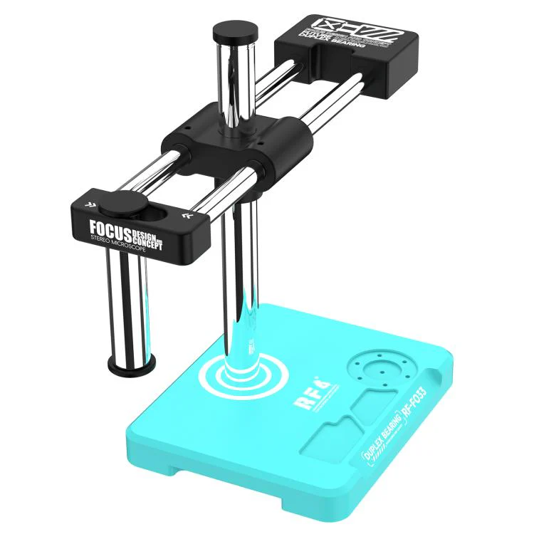 RF4 RF-FO33 360-Degree Adjustable Dual-axis Swing Arm Microscope Stand with Base for Most Microscope - Image 3