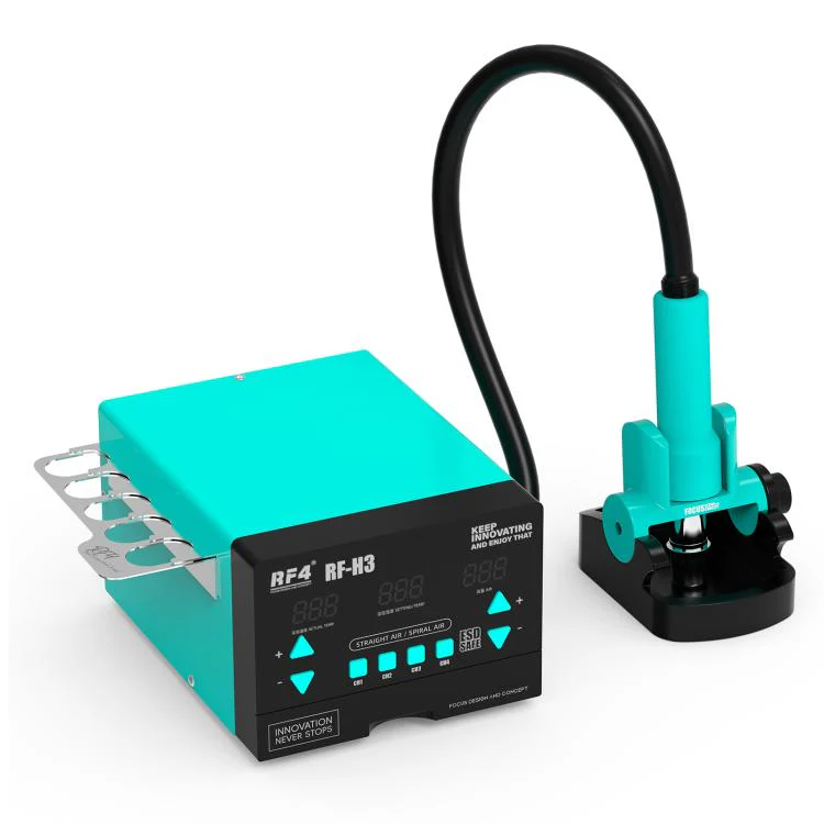 RF4 RF-H3 1200W 4 Memory Channels Hot Air Gun Digital Display Intelligent BGA Rework Station(EU Plug) - Image 2