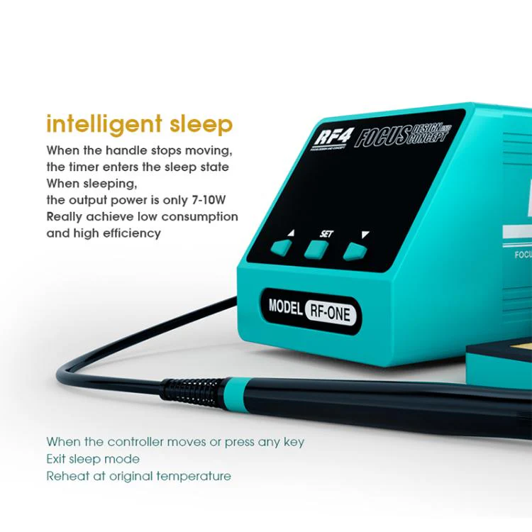 RF4 RF-ONE Intelligent Temperature Control Anti-static LED Digital Display Soldering Station(EU Plug) - Image 8
