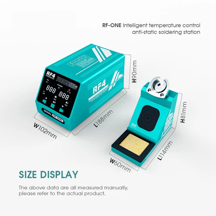RF4 RF-ONE Intelligent Temperature Control Anti-static LED Digital Display Soldering Station(US Plug) - Image 4