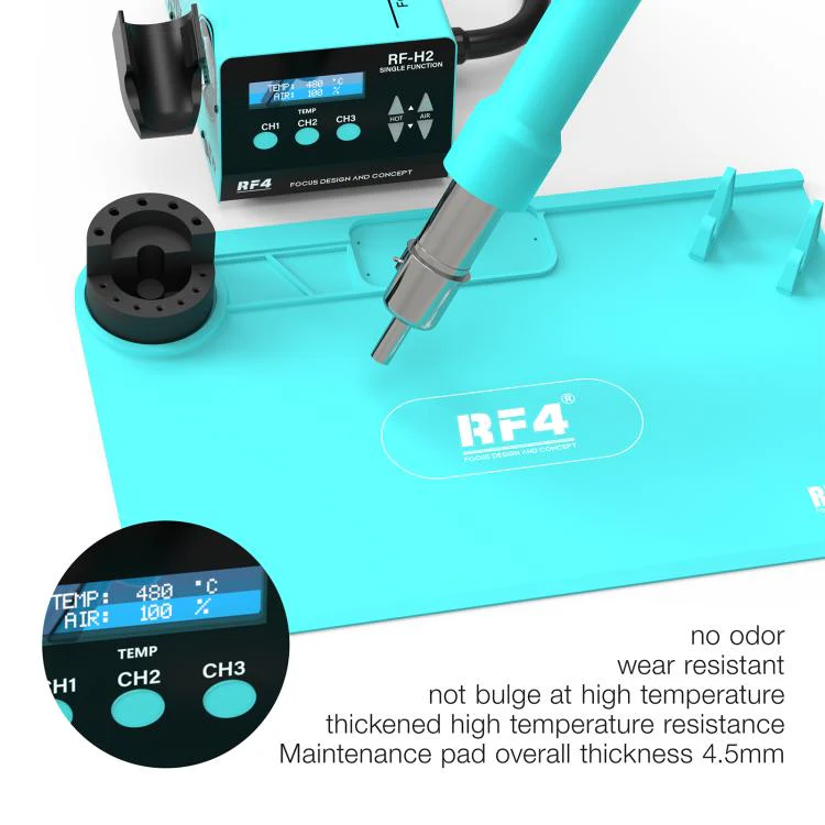 RF4 RF-PO15 Multifunctional High Temperature Resistant Silicone Pad with Storage Stand - Image 8