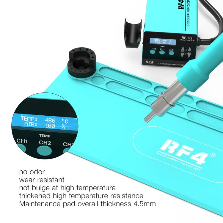RF4 RF-PO16 Long Multi-functional High Temperature Resistant Silicone Pad with Storage Stand - Image 3