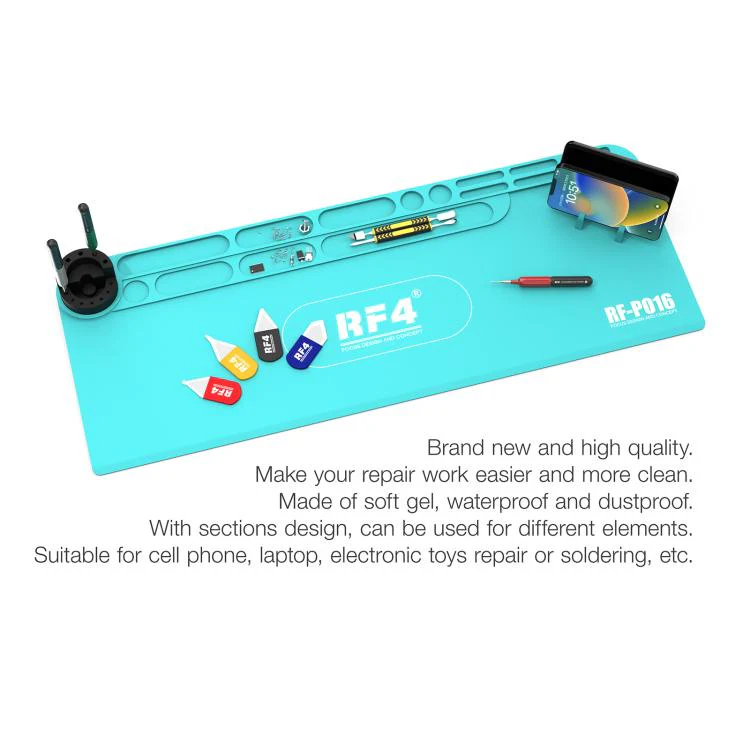 RF4 RF-PO16 Long Multi-functional High Temperature Resistant Silicone Pad with Storage Stand - Image 4