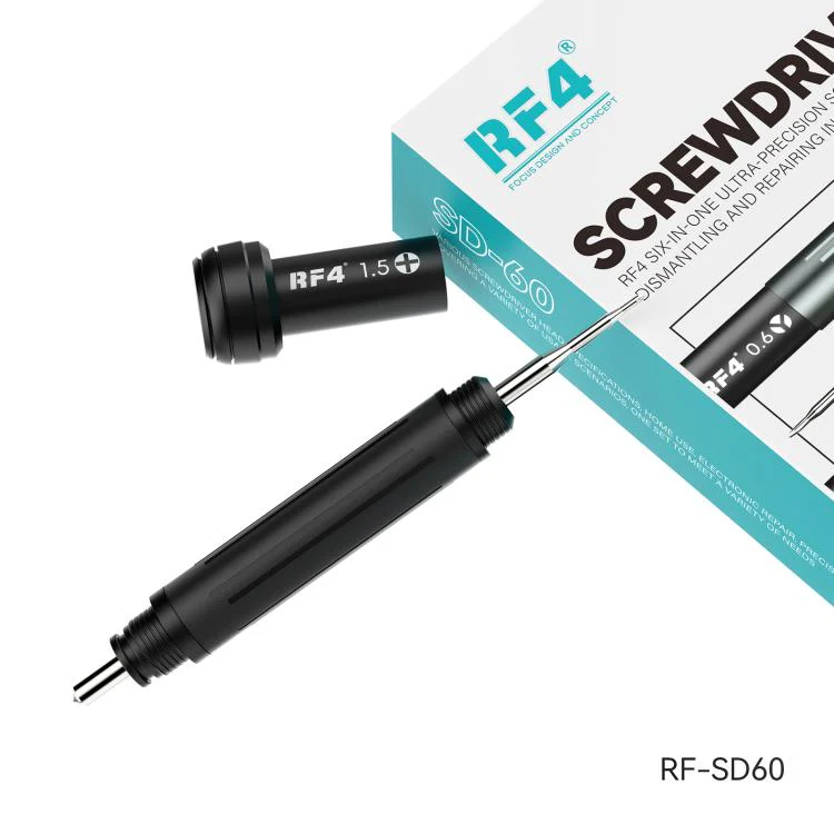RF4 RF-SD60 5-in-1 Screwdriver & Back Glass Breaking Pen for Mobile Phone Repair - Image 3