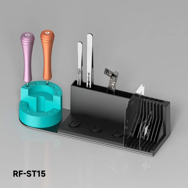 RF4 RF-ST15 Multifunctional Rotating Tweezers Screwdriver Storage Rack - Image 5