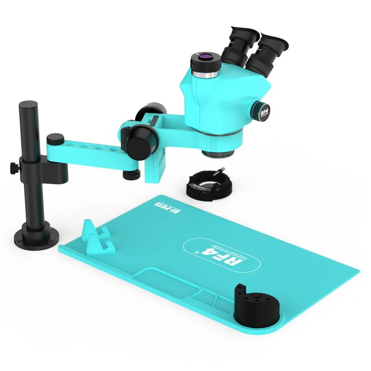 RF4 RF7050PRO-FO19 360 Degree Adjustable Universal Telescopic Rotating Lifting Microscope with Silicone Pad - Image 3