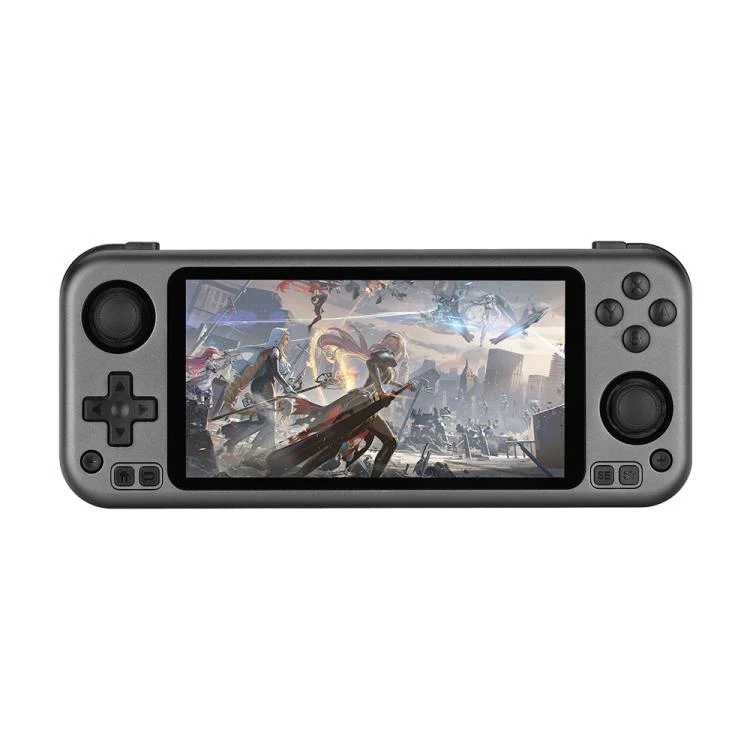 RG3566 5-inch IPS HD Touch Screen Android OS Open Source Handheld Game Console, External TF Card:64G(Dark Grey)
