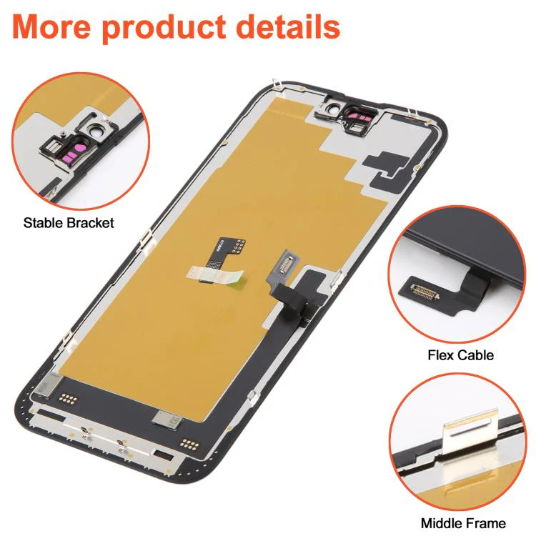 RJ Soft OLED Screen For iPhone 16 Plus - Image 3