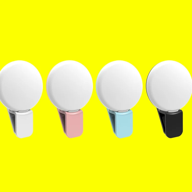 RK17 Mini and Portable Live Show Beauty Artifact 3 Levels of Brightness Warm and White Light Fill Light with 9 LED Light, For iPhone, Galaxy, Huawei, Xiaomi, LG, HTC and Other Smart Phones(White) - Image 3