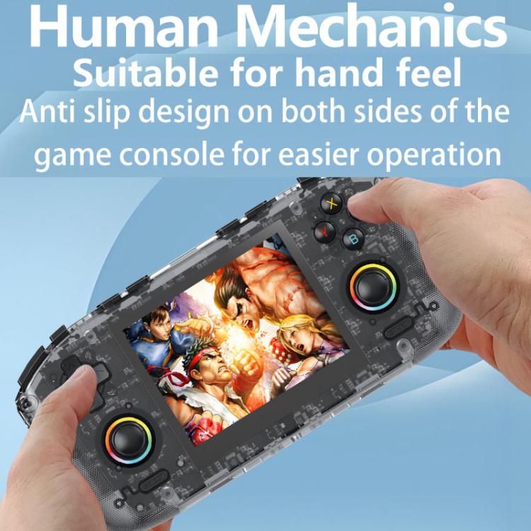RK35H Handheld Open Source Game Console Support 3D Online Double Play Portable Retro Game Machine, Memory: 128G(White) - Image 14