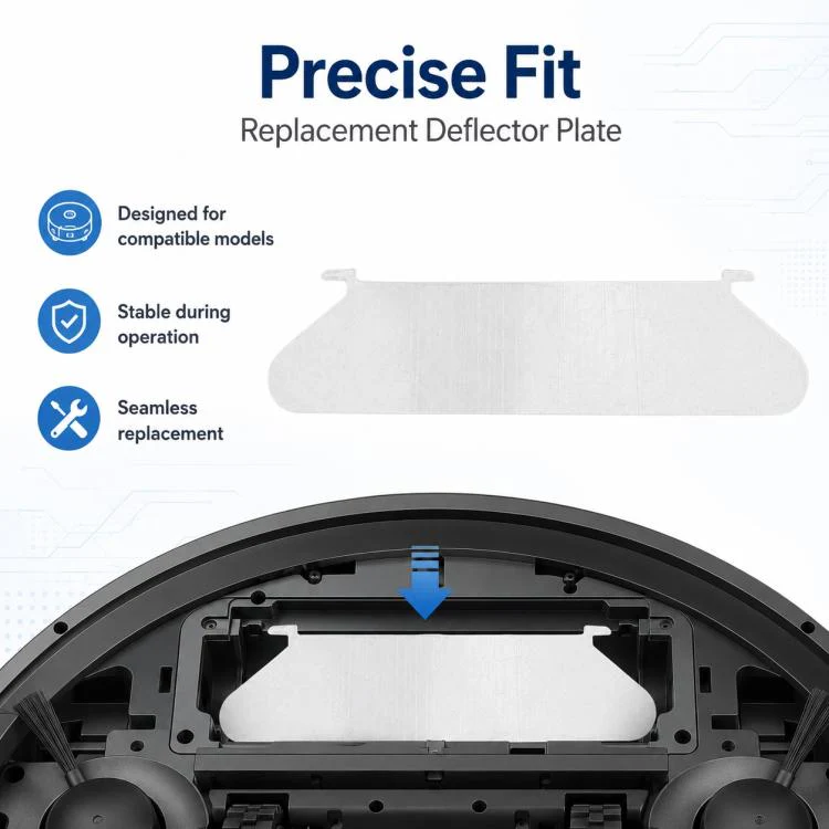 Robot Vacuum Cleaner Replacement Accessories for Xiaomi Mijia Robot Vacuum Mop Pro, Specification:Deflector Plate - Image 6