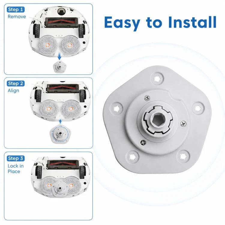 Robot Vacuum Cleaner Replacement Accessories for Xiaomi Mijia Robot Vacuum Mop Pro, Specification:Mop Pad Holder - Image 6