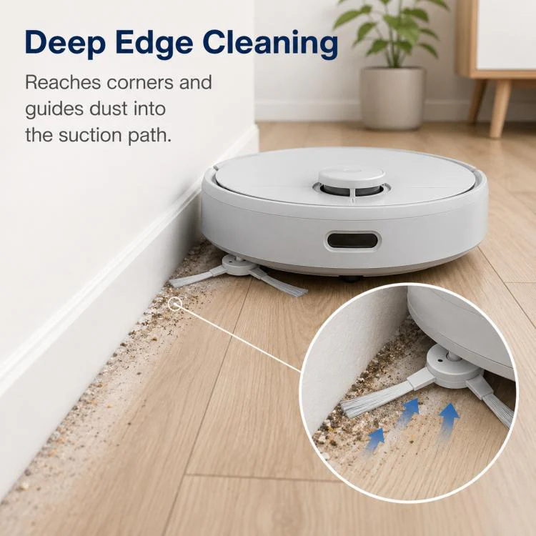 Robot Vacuum Cleaner Replacement Accessories for Xiaomi Mijia Robot Vacuum Mop Pro, Specification:Triangle Side Brush - Image 7