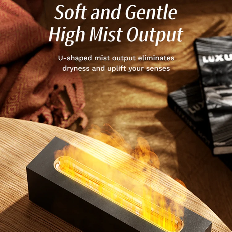 ROCK RAM0036 Large Mist Volume Flame Aromatherapy Humidifier - Image 7