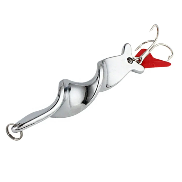 Rotating Metal Spinner Fishing Lure Hard Baits Fish Hook Tackle, Weight:10g - Image 2