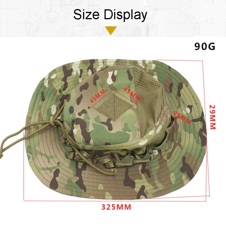Round Edge Benny Hat Outdoor Hiking Camping Fishing Sunshade Hat(CP Camouflage) - Image 3
