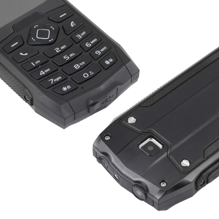 Rugtel R1C Rugged Phone, IP68 Waterproof Dustproof Shockproof, 2.4 inch, MTK6261D, 2000mAh Battery, SOS, FM, Dual SIM(Black) - Image 5