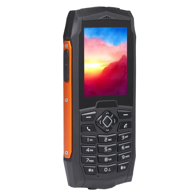 Rugtel R1D Rugged Phone, IP68 Waterproof Dustproof Shockproof, 2.4 inch, MTK6261D, 2000mAh Battery, Loud Box Speaker, FM, Network: 2G, Dual SIM(Orange) - Image 2