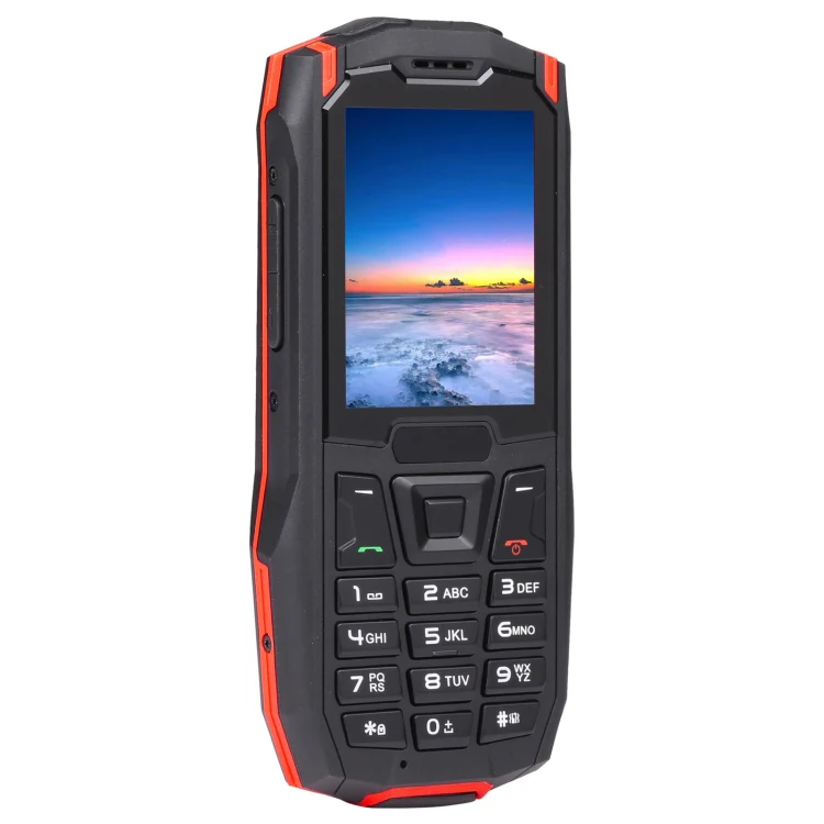Rugtel R2C Rugged Phone, IP68 Waterproof Dustproof Shockproof, 2.4 inch, MTK6261D, 2500mAh Battery, SOS, FM, Dual SIM(Red) - Image 2