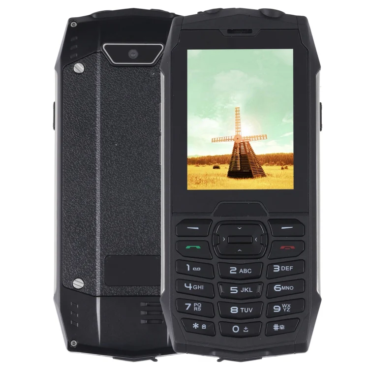Rugtel R3C Rugged Phone, IP68 Waterproof Dustproof Shockproof, 2.8 inch, MTK6261D, 2000mAh Battery, SOS, FM, Dual SIM(Silver)