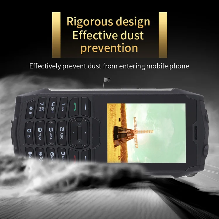 Rugtel R3C Rugged Phone, IP68 Waterproof Dustproof Shockproof, 2.8 inch, MTK6261D, 2000mAh Battery, SOS, FM, Dual SIM(Silver) - Image 6