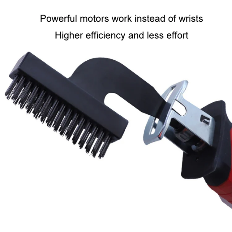 Rust Removal Grinding Tools Electric Steel Wire Nylon Brush Cleaning Set, Specification: Nylon Brush Head - Image 4