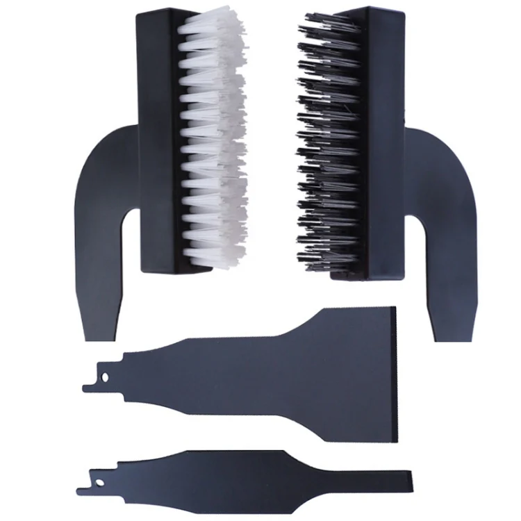 Rust Removal Grinding Tools Electric Steel Wire Nylon Brush Cleaning Set, Specification: Nylon/Steel Brush Head+10mm/50mmSteel Spatula - Image 2