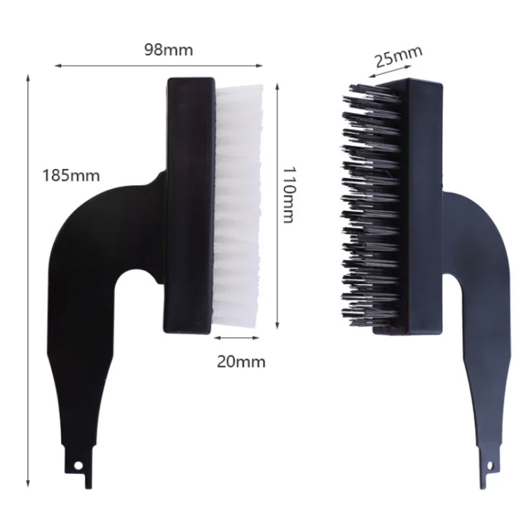 Rust Removal Grinding Tools Electric Steel Wire Nylon Brush Cleaning Set, Specification: Nylon+Steel Brush Head - Image 2