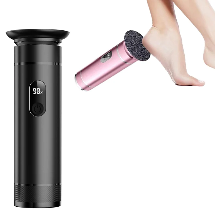 S-608 Smart Digital Display USB Charging Foot Grinder Exfoliating Electric Pedicure(Black)