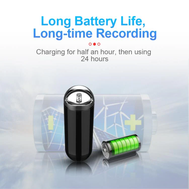 S1 Keychain Mini Voice Recorder, Memory:4GB(Black) - Image 6