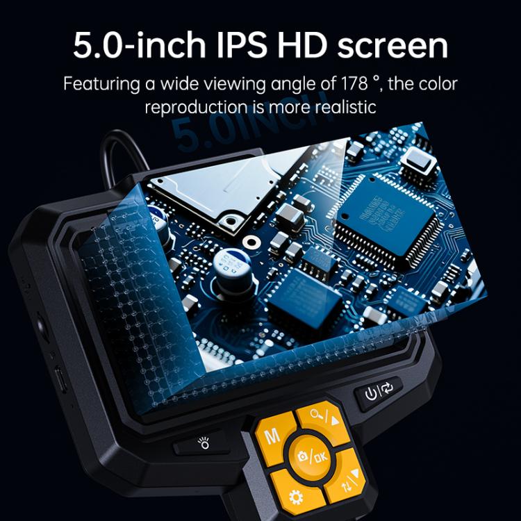 S11 5 inch IPS HD Screen 8mm Industry Digital Endoscope, Type:1m Hard Cable Single-lens - Image 3
