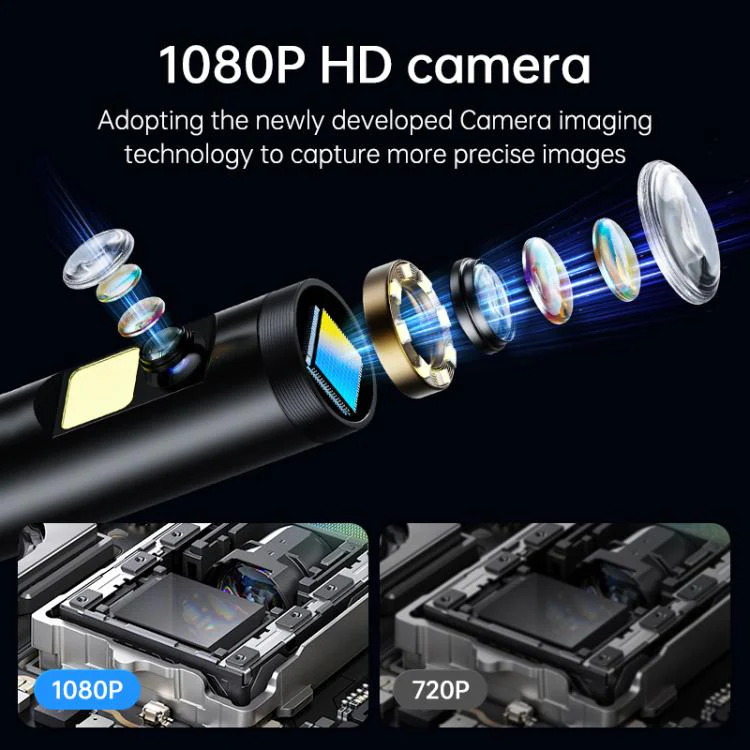 S11 5 inch IPS HD Screen 8mm Industry Digital Endoscope, Type:5m Hard Cable Single-lens - Image 4