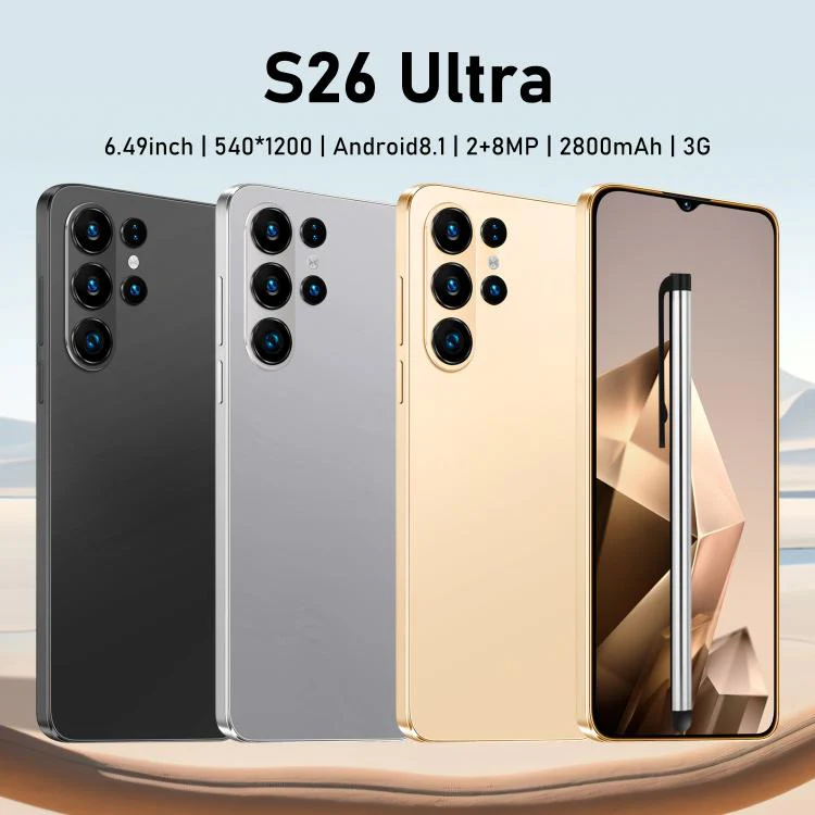 S26 Ultra / AX23, 2GB+16GB, 6.49 inch Android 8.1 MTK6580A Quad Core, Network: 3G, Dual SIM, Stylus, Plug:UK Plug(Silver) - Image 4
