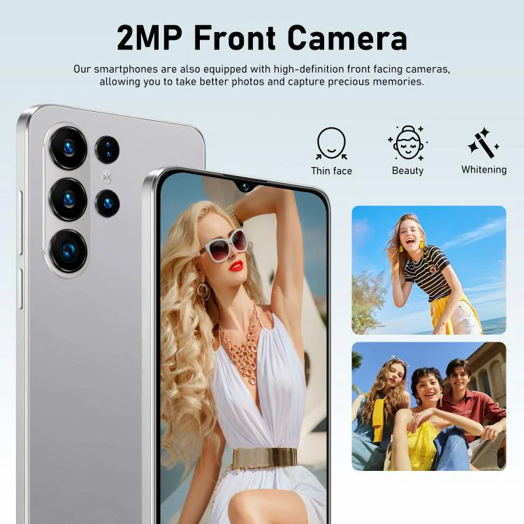 S26 Ultra / AX23, 2GB+16GB, 6.49 inch Android 8.1 MTK6580A Quad Core, Network: 3G, Dual SIM, Stylus, Plug:UK Plug(Silver) - Image 9