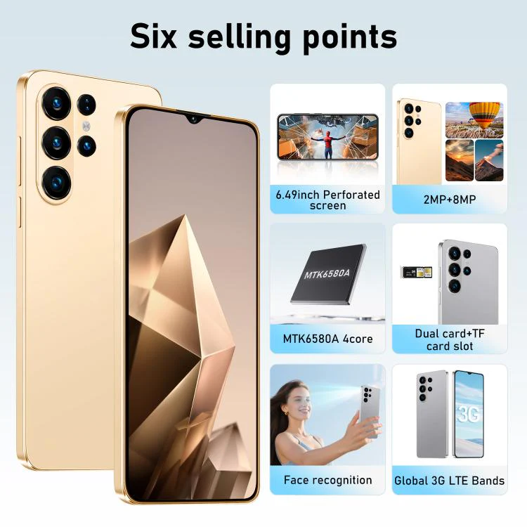 S26 Ultra / AX23, 2GB+16GB, 6.49 inch Android 8.1 MTK6580A Quad Core, Network: 3G, Dual SIM, Stylus, Plug:US Plug(Black) - Image 5