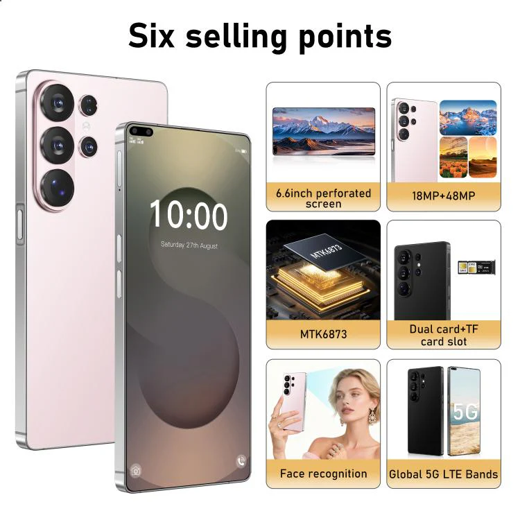 S26 Ultra / C200, 8GB+128GB, 6.6 inch Android 10 MTK6873 Octa Core, Network: 5G, Dual SIM, Plug:UK Plug(Grey) - Image 5