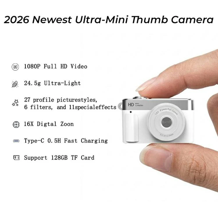 S3 1080P HD Digital Mini Thumb Camera(Black) - Image 7