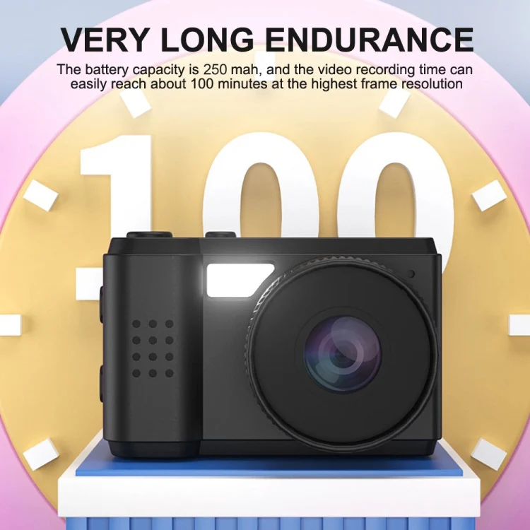 S5 0.96 inch HD Screen Mini Portable Camera(Red) - Image 6