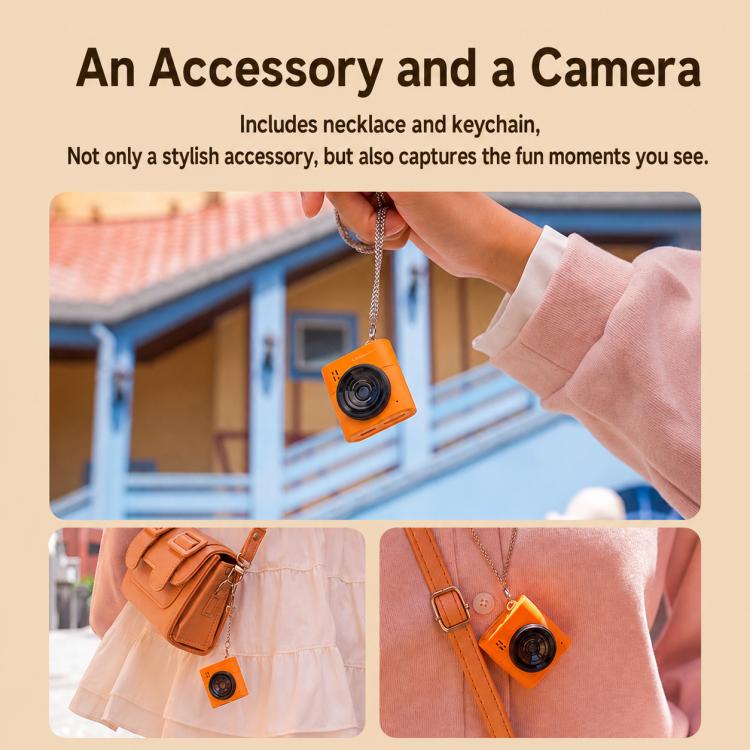S5 6400PX 1.4 inch LCD HD Digital Mini Thumb Pocket Camera(Orange) - Image 8