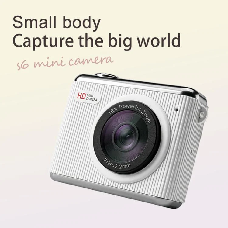 S6 Mini CCD 1.4-inch Screen Retro Filter Portable Digital Camera(Black) - Image 5
