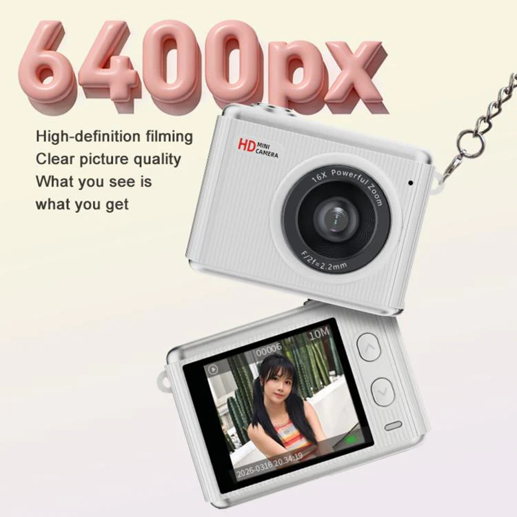 S6 Mini CCD 1.4-inch Screen Retro Filter Portable Digital Camera(Black) - Image 6