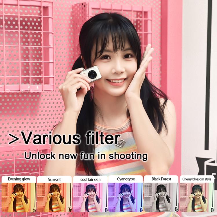 S6 Mini CCD 1.4-inch Screen Retro Filter Portable Digital Camera(Black) - Image 8