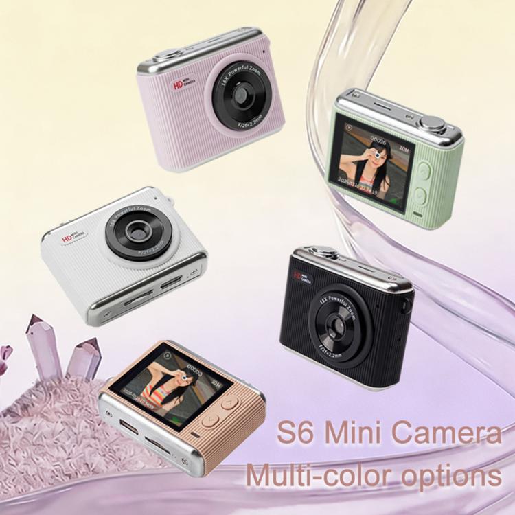 S6 Mini CCD 1.4-inch Screen Retro Filter Portable Digital Camera(Green) - Image 4
