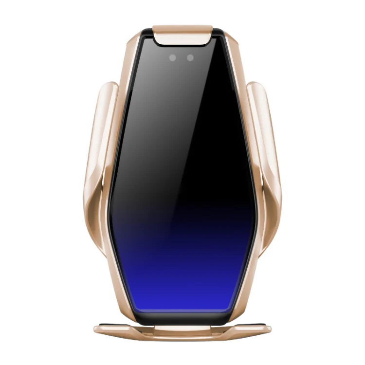 S7 15W QI 360 Degree Rotatable Infrared Induction Car Air Outlet Wireless Charging Mobile Phone Holder for 4.0-6.5 inch Mobile Phones(Gold) - Image 2