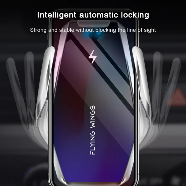 S7 15W QI 360 Degree Rotatable Infrared Induction Car Air Outlet Wireless Charging Mobile Phone Holder for 4.0-6.5 inch Mobile Phones(Gold) - Image 6