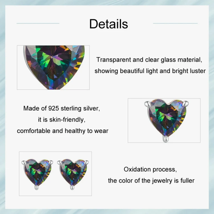 S925 Sterling Silver Retro Fantasy Love Sweet Cool Earrings(SCE1736) - Image 4