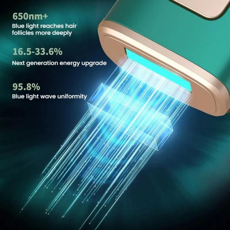 Sapphire Ice Sense Painless Laser Hair Remover Intense Pulse Ice Hair Removal Device, Style: Crystal Green FY-505AL(EU Plug) - Image 5