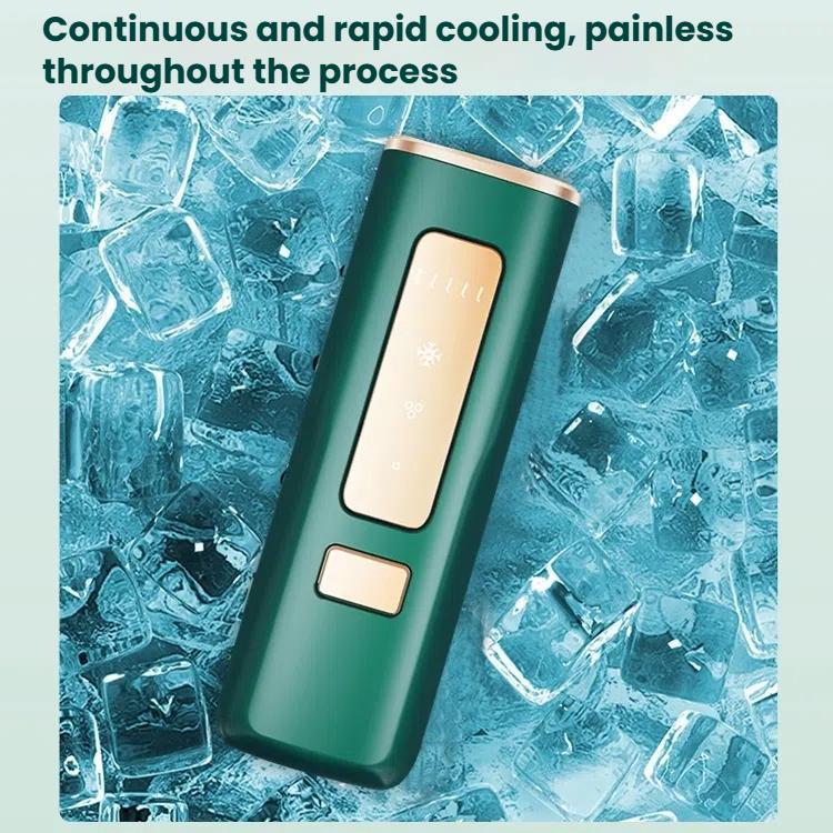 Sapphire Ice Sense Painless Laser Hair Remover Intense Pulse Ice Hair Removal Device, Style: Crystal Green FY-505AL(US Plug) - Image 2