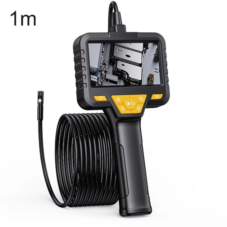 SC08 4.3 inch IPS HD Screen 8mm Industry Digital Endoscope, Type:1m Hard Cable Dual-lens