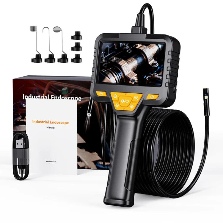 SC08 4.3 inch IPS HD Screen 8mm Industry Digital Endoscope, Type:5m Hard Cable Dual-lens - Image 9